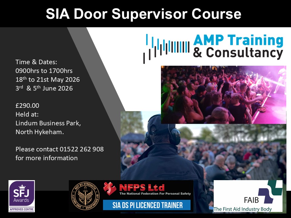 SIA Door Supervisor Course